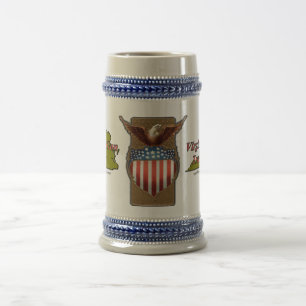 VaGT "Doppellogo Stein " Bierglas