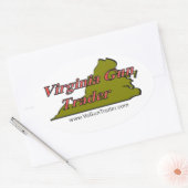 VaGT ‚Oval Sticker‘ Ovaler Aufkleber (Umschlag)