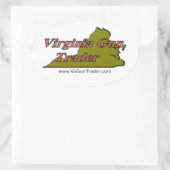 VaGT ‚Oval Sticker‘ Ovaler Aufkleber (Tasche)