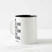 Vai com sono mesmo zweifarbige tasse (Vorderseite Links)