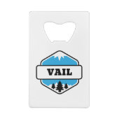 Vail, Colorado Berg und Ski Geldbeutel Flaschenöffner (Rückseite)