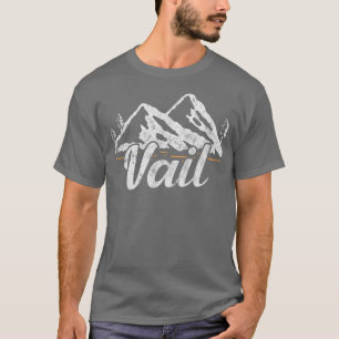 Vail Colorado Bergsee-Zauber Skifahren Snowboarden T-Shirt