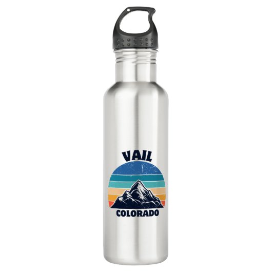 Vail colorado edelstahlflasche (Vorderseite)