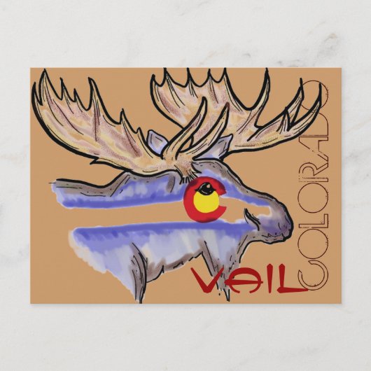 Vail Colorado elf Postkarte (Vorderseite)