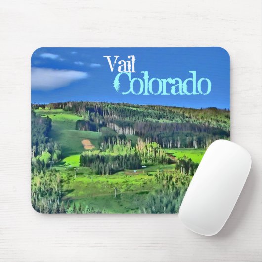 Vail Colorado Farbmousepe Mousepad (Mit Mouse)