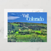 Vail Colorado Farbpostkarte Postkarte (Vorne/Hinten)