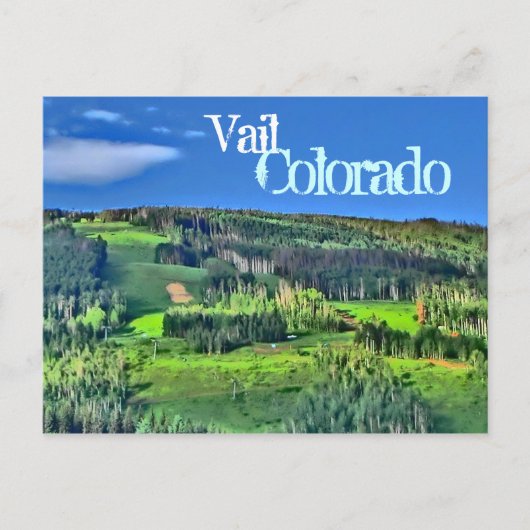 Vail Colorado Farbpostkarte Postkarte (Vorderseite)