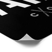Vail Colorado Grafik-Ski Poster (Ecke)