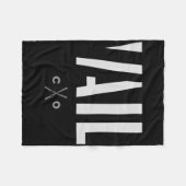 Vail Colorado Graphic Ski Fleecedecke (Vorderseite (Horizontal))