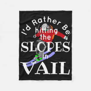 Vail Colorado Ich würde eher die Pisten treffen Sp Fleecedecke