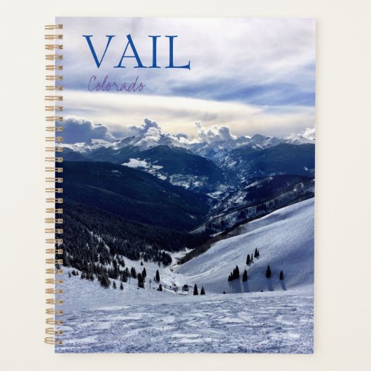 Vail Colorado Landschaftlich Year Planer Notebook (Vorderseite)