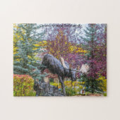 Vail Colorado Moose Statue. Puzzle (Horizontal)