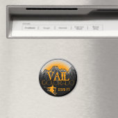 Vail Colorado Oange Skimagnet Magnet (In Situ (Geschirrspüler))