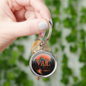 Vail Colorado Orangenski Schlüsselanhänger (Hand)