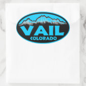 Vail Colorado Oval Aufkleber (Tasche)