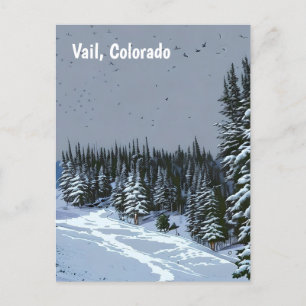 Vail, Colorado Postcard Postkarte