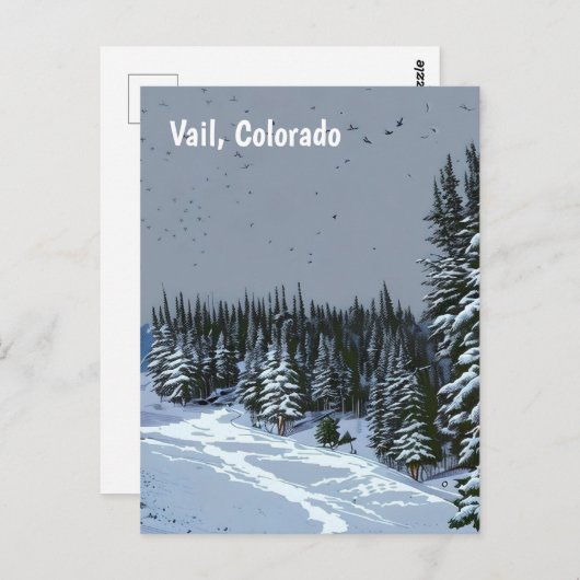 Vail, Colorado Postcard Postkarte (Vorne/Hinten)