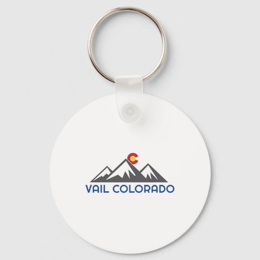 Vail, Colorado Rocky Mountain Schlüsselanhänger (Vorderseite)