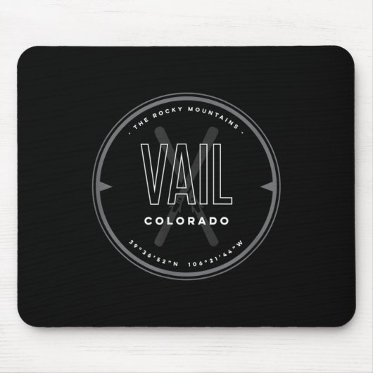 Vail Colorado Ski Mousepad (Vorne)