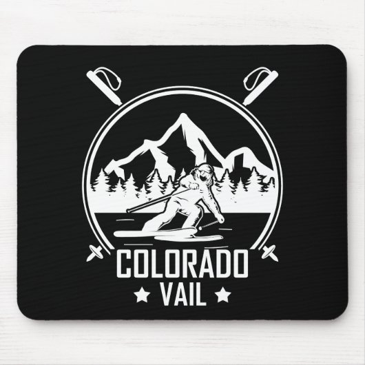 Vail Colorado Ski Mousepad (Vorne)
