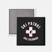 Vail Colorado Ski Patrol Magnet (Vorderseite/Rückseite)