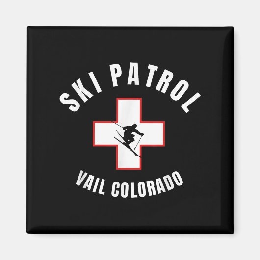 Vail Colorado Ski Patrol Magnet (Vorne)