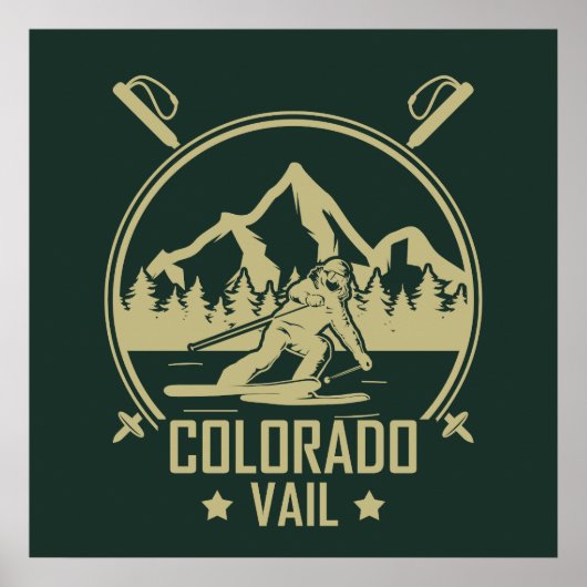 Vail Colorado Ski Poster (Vorne)