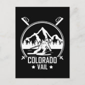 Vail Colorado Ski Postkarte (Vorderseite)