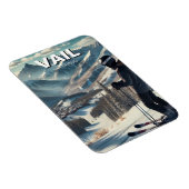 Vail Colorado Ski Snowboard Magnet (Rechte Seite)