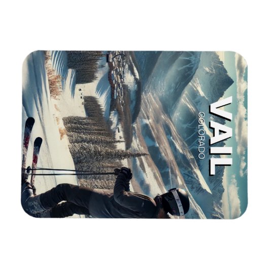 Vail Colorado Ski Snowboard Magnet (Horizontal)