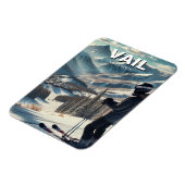 Vail Colorado Ski Snowboard Magnet (Linke Seite)