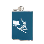 Vail Colorado Skier Flachmann (Links)