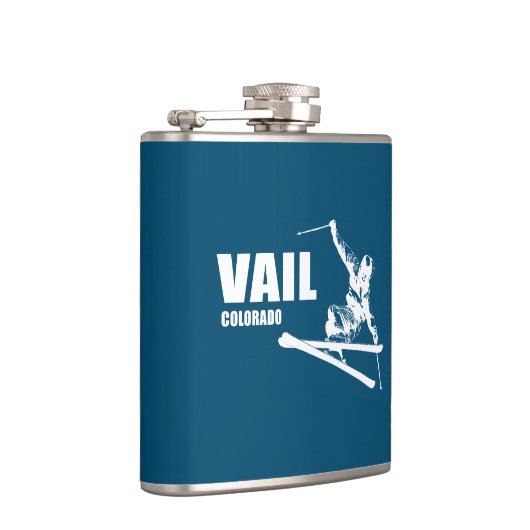 Vail Colorado Skier Flachmann (Rechts)