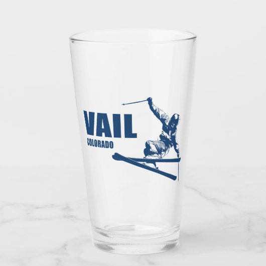 Vail Colorado Skier Glas (Vorderseite)