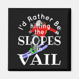 Vail Colorado Skifahren lustig Magnet