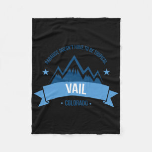 Vail Colorado Skiort Urlaub Shirt Snowb Fleecedecke