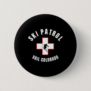 Vail Colorado Skipatrouille Button