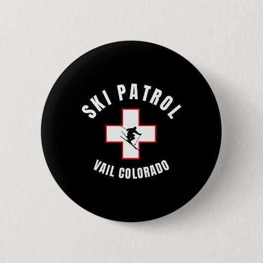 Vail Colorado Skipatrouille Button (Vorderseite)