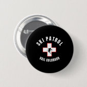 Vail Colorado Skipatrouille Button (Vorne & Hinten)