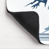 Vail Colorado Snowboarden Mousepad (Ecke)