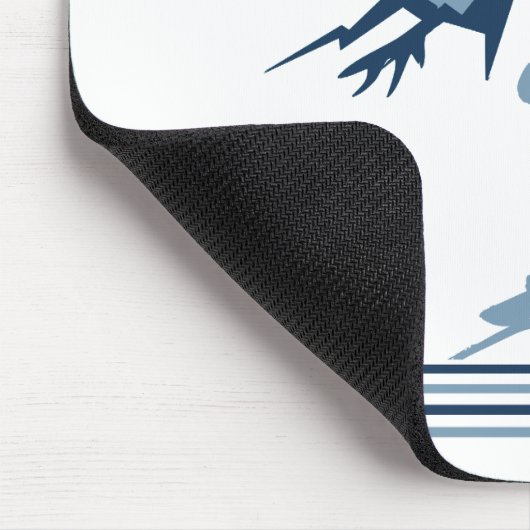 Vail Colorado Snowboarden Mousepad (Ecke)