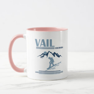 Vail Colorado Snowboarden Tasse
