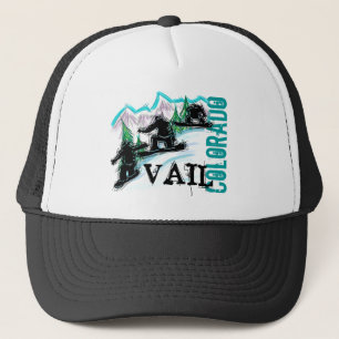 Vail Colorado Snowboarderhut Truckerkappe