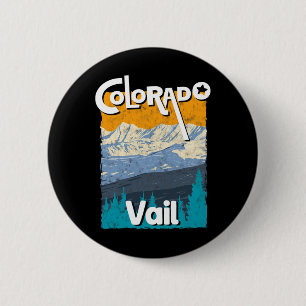 Vail Colorado Staat Rocky Mountains T-Shirt S Button