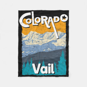 Vail Colorado Staat Rocky Mountains T-Shirt S Fleecedecke