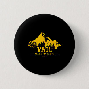 Vail Colorado Usa Skigebiet Alpin Skifahren Souven Button