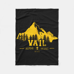 Vail Colorado Usa Skigebiet Alpin Skifahren Souven Fleecedecke