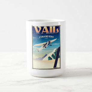 Vail Colorado Vintage-Reiseposter Kaffeetasse