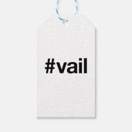 VAIL Hashtag Geschenkanhänger