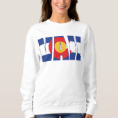 Vail in Colorado Flag Sweatshirt (Vorderseite)